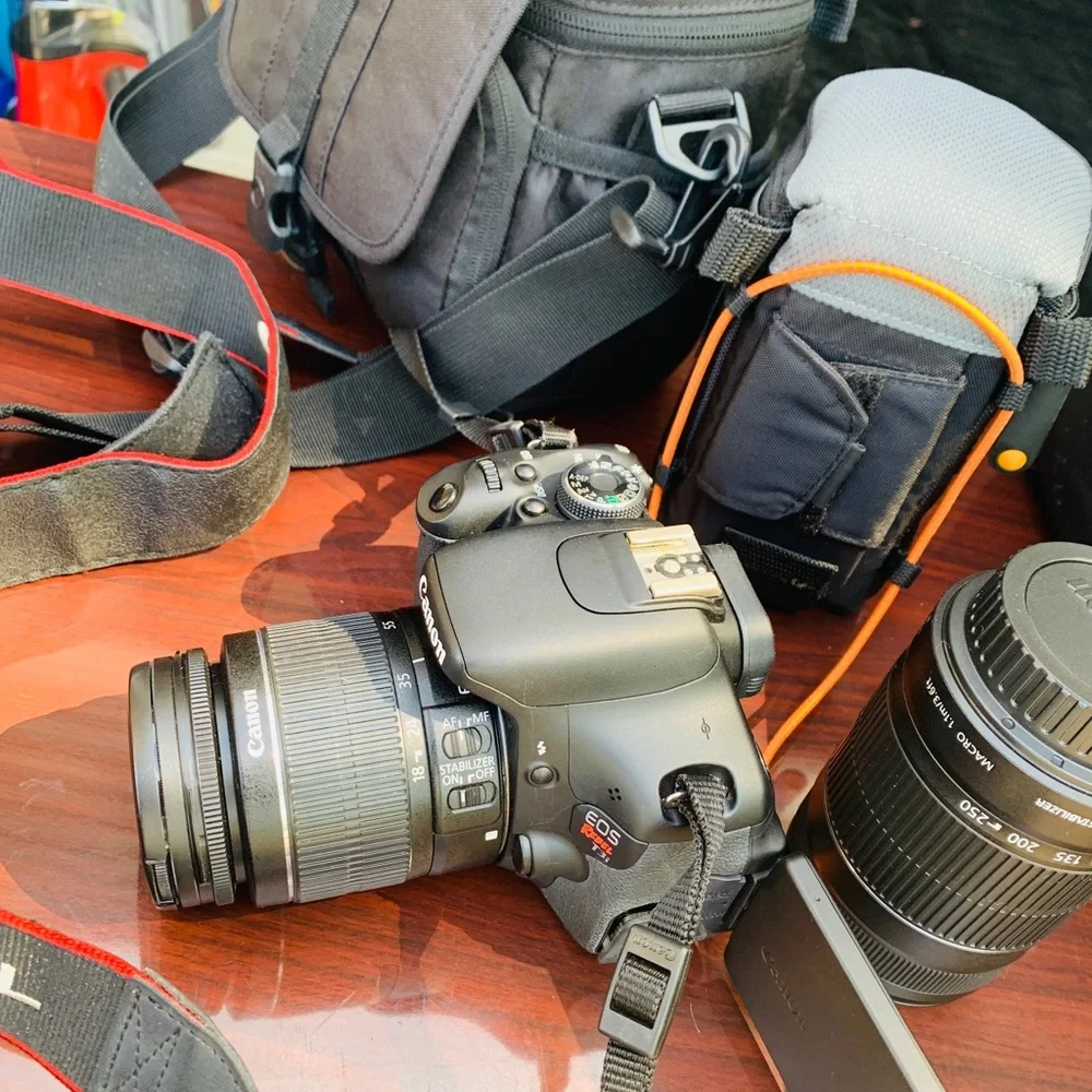 Complete Set Canon Camera with Extra Lens